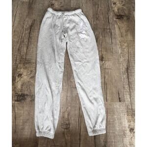 Aeropostale Womens Gray Aero Logo Fleece Jogger Sweatpants Small Est 1987